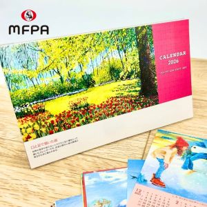 特典の卓上カレンダー