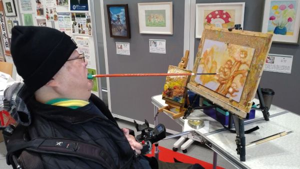 古小路 浩典（東京都/口で描く画家）